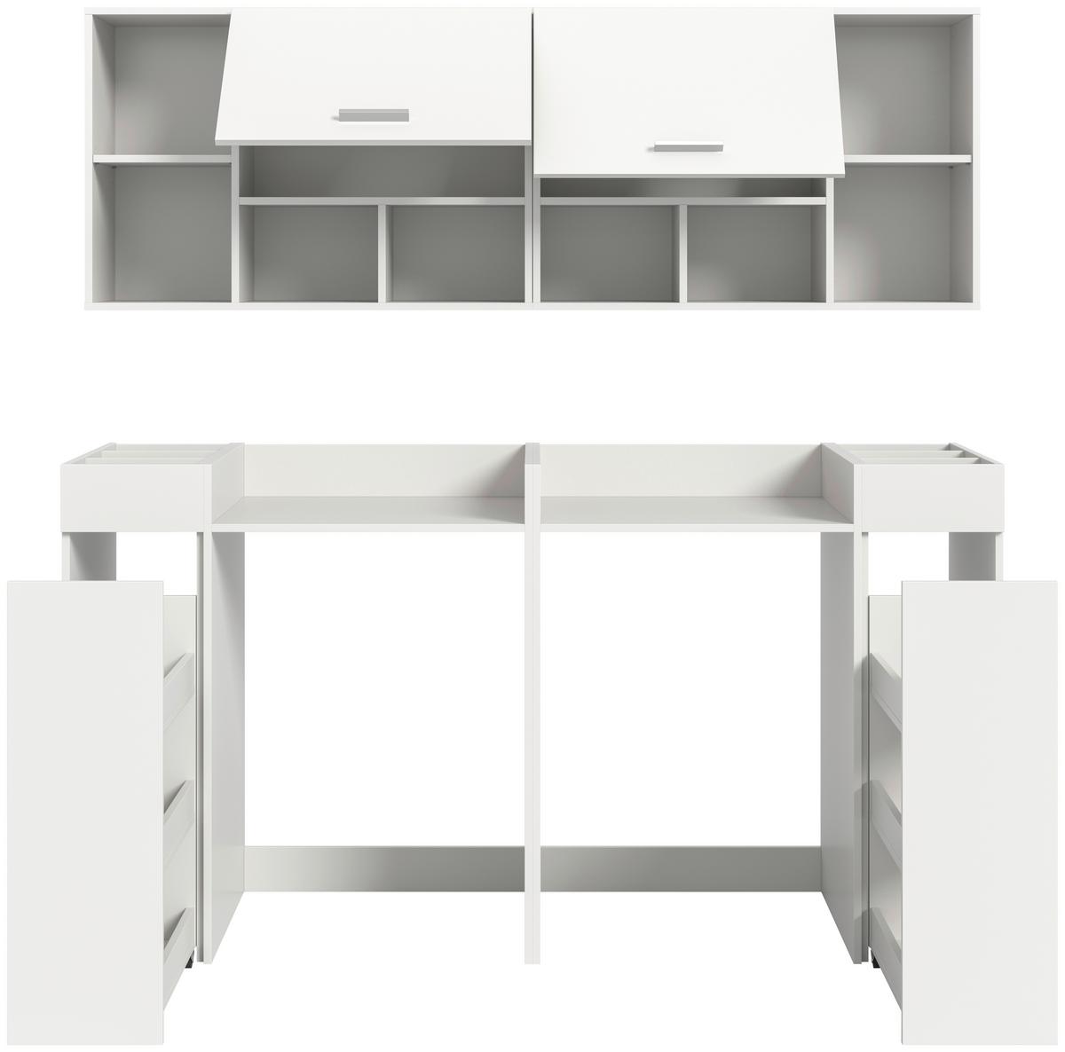 Hauswirtschaftsraum Free Weiß - Weiß, Basics, Holzwerkstoff (190/195/60cm) - MID.YOU