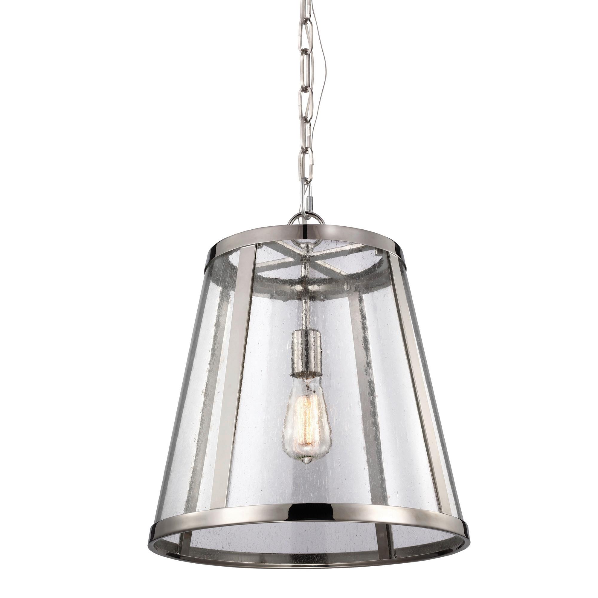Viseća Svjetiljka Harrow Fe-Harrow-P-M - boje nikla, Natur, staklo/metal (40.6/58.4cm) - Elstead Lighting