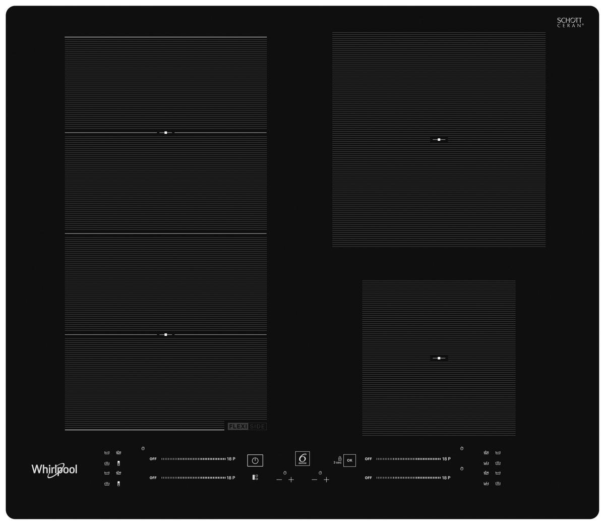 Indukciós Főzőlap Wf S7560 Ne - fekete, Modern (59/5,4/51cm) - Whirlpool
