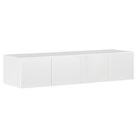 DULAP MAX - alb/alb lucios intens, Konventionell, material pe bază de lemn (181/39/54cm)