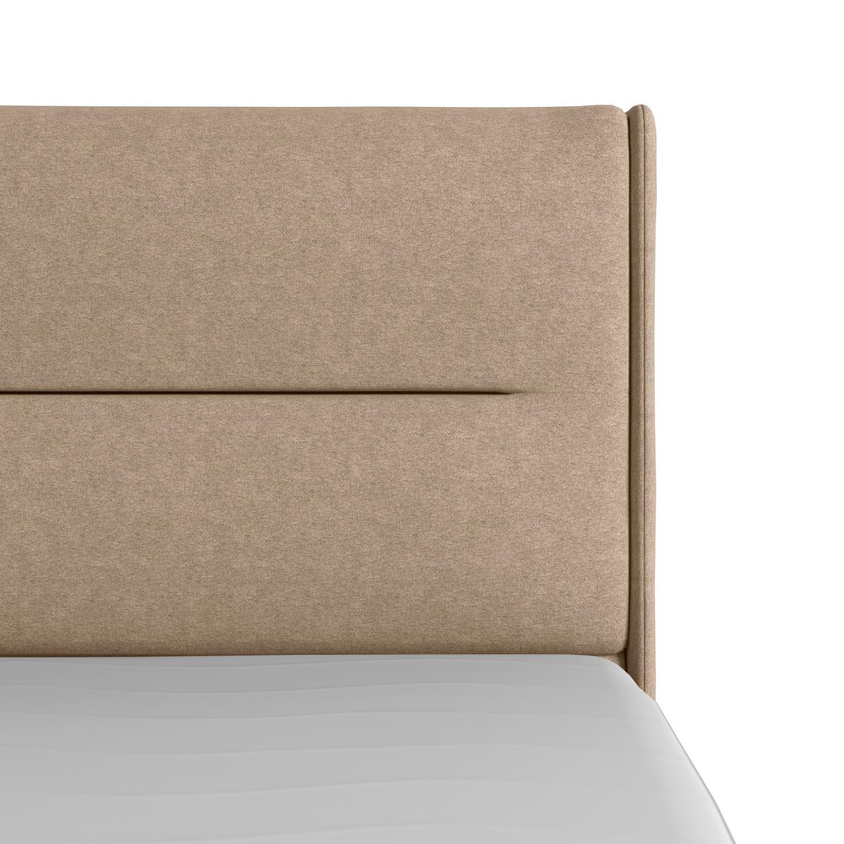 Boxspringbett Kyoto ca. 180x200 cm Naturfarben - Schwarz/Naturfarben, MODERN, Karton/Holzwerkstoff (180/200cm) - MID.YOU