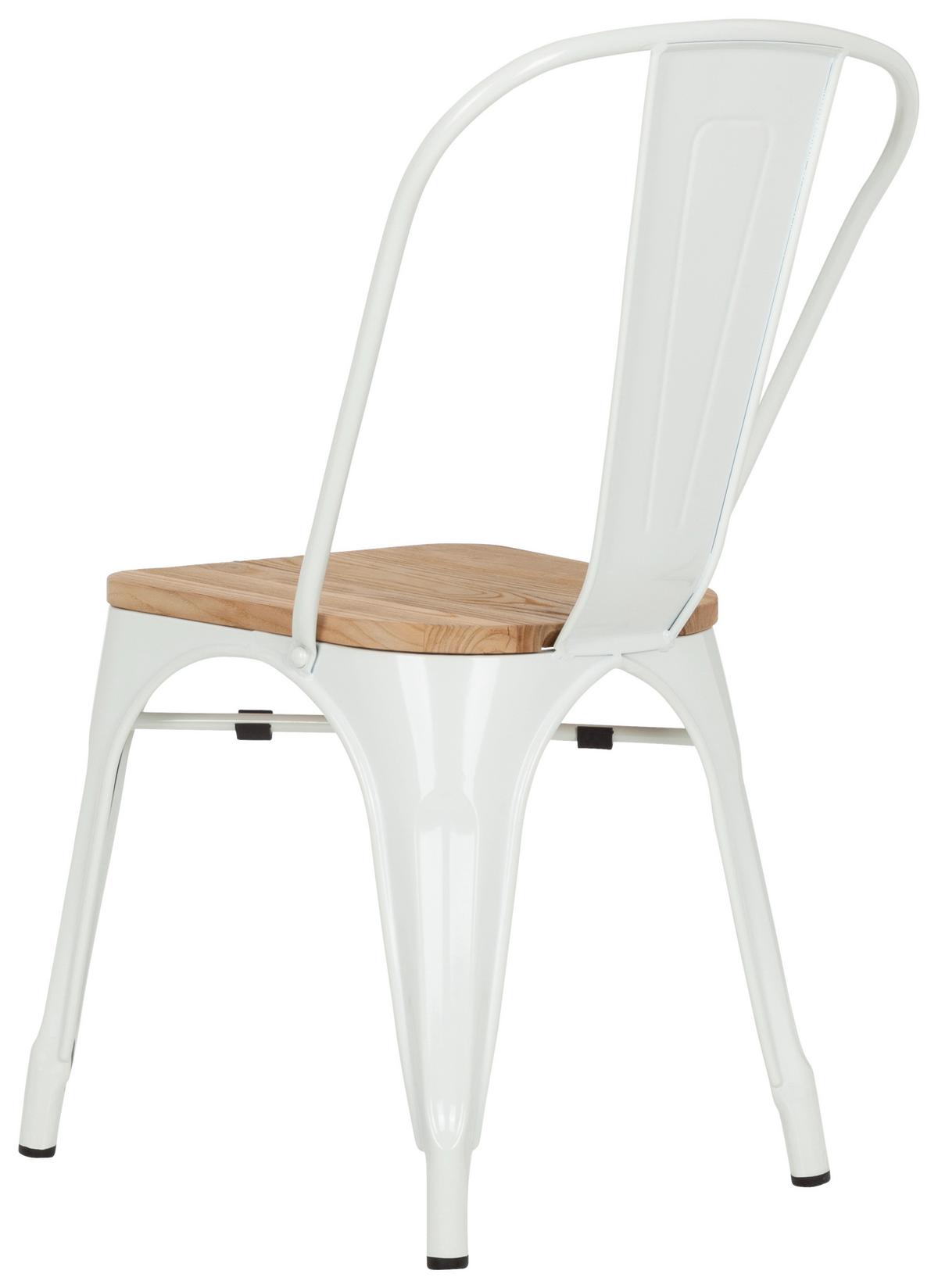 Stol Vantaggio Comfort W, Bela, Brest - bela/temno rjava, Basics, kovina/les (44/84/54cm) - MID.YOU