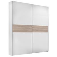 Omara Za Drsnimi Vrati Starter, Bela, Hrast, 170cm - barve hrasta/bela, Konvencionalno, kovina/leseni material (170/195/59cm) - P & B