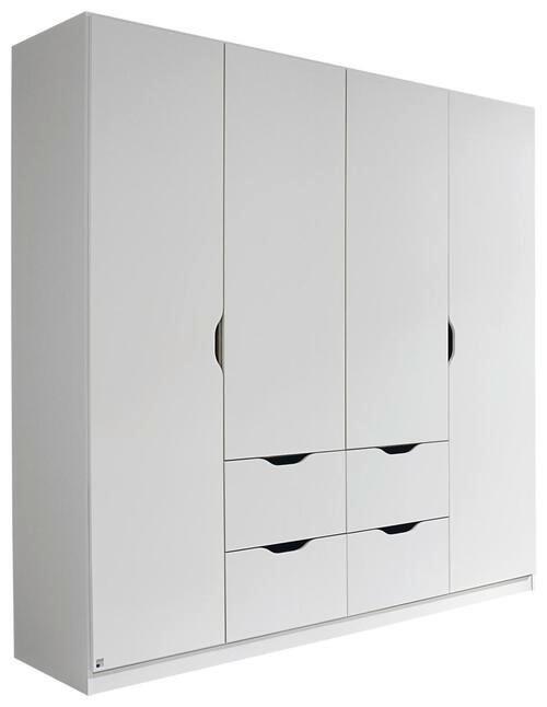 Kombischrank Freising ca. 181x197x54 cm Weiß - Weiß, MODERN, Holzwerkstoff (181/197/54cm) - Rauch Möbel