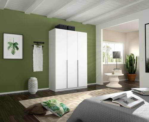 DULAP USI ROTATIVE ALABAMA - alb, Modern, material pe bază de lemn (136/229/54cm) - Modern Living