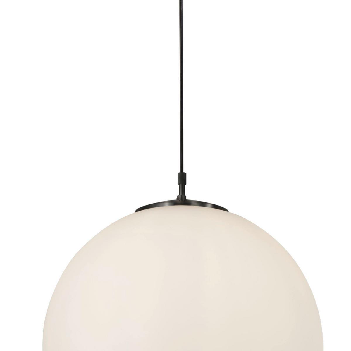 Függőlámpa Atom 6088 - fekete/fehér, Konventionell, üveg/fém (30/120cm)
