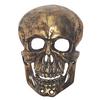 Stenska Dekoracija Skull - zlate barve, Design, kovina (30/41/15,5cm) - Livetastic