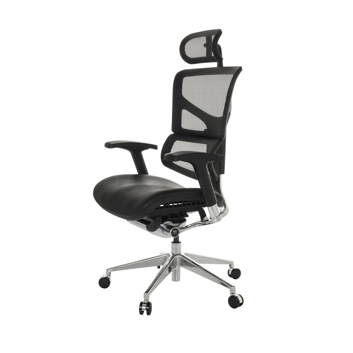 Pisarniški Stol Ergo-u2 Lm, Črna - srebrne barve/črna, Basics, kovina/umetna masa (70/124-146/67cm) - MID.YOU