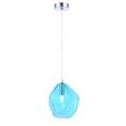 Hängeleuchte Amira, max. 40 Watt - Blau, MODERN, Glas/Metall (21/18/120cm) - Mömax modern living