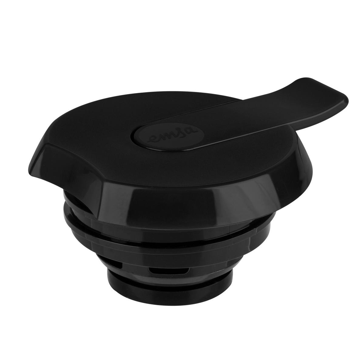 DZBANEK TERMICZNY 517009 - czarny wysoki połysk, Basics, tworzywo sztuczne (1,5l) - Emsa