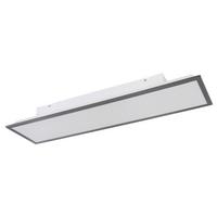 LED-Deckenleuchte Doro max. 24 Watt - Opal/Graphitfarben, Basics, Kunststoff/Metall (80/20/7,5cm)