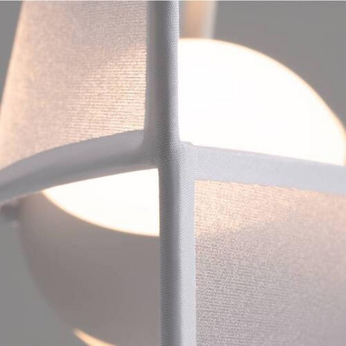 PENDELLEUCHTE REFLEX - Weiss, Trend, Kunststoff/Textil (73/30/260cm) - MAYTONI