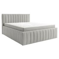 Tapecirani Krevet Orinoco - svijetlo siva/crna, Moderno, drvni materijal/metal (160/200cm) - Based
