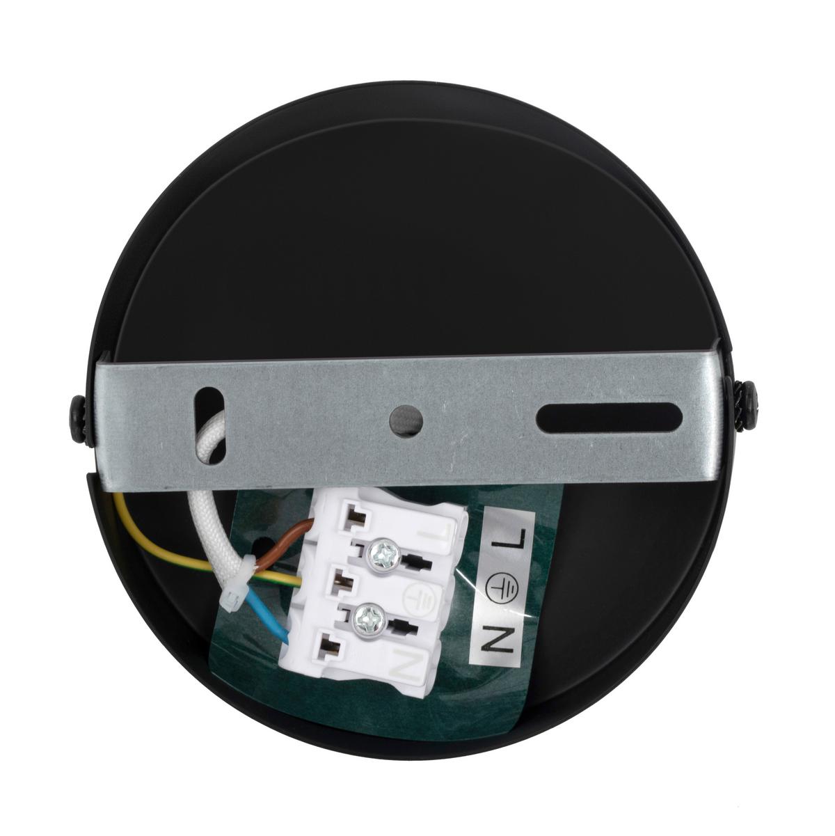 LAMPA SUFITOWA PANJA - czarny, Trend, tworzywo sztuczne/metal (40/30cm) - Novel