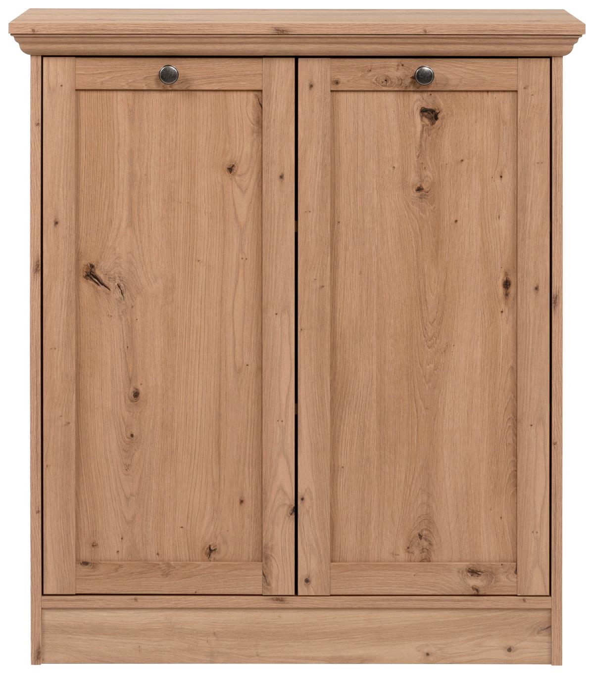 KOMODA TIMBER - dąb artisan, Natur, materiał drewnopochodny/metal (80/90/35cm) - Livetastic