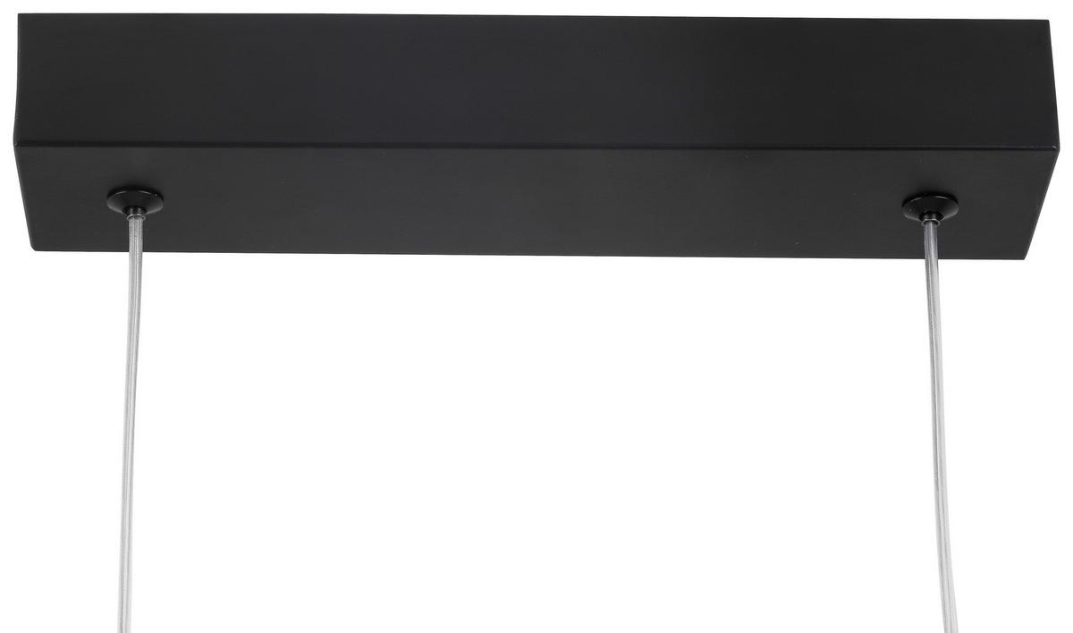 LED-Hängeleuchte Mimi in Schwarz max. 24 Watt - Schwarz, MODERN, Kunststoff/Metall (88/13/120cm) - Mömax