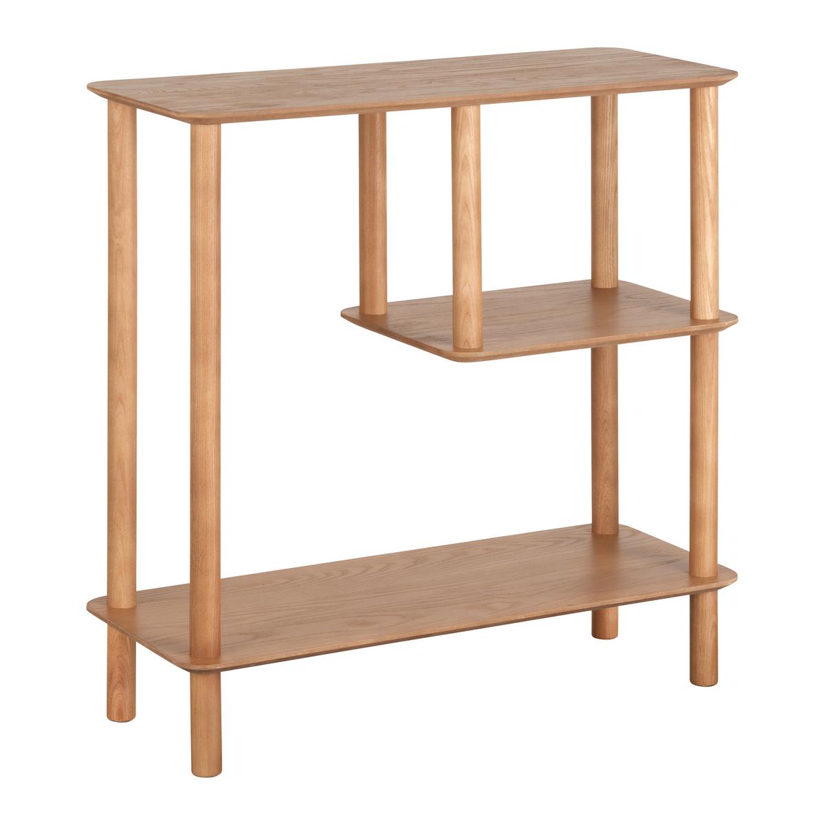 Álló Polc Mats - natúr színű, Modern, faalapú anyag/fa (75/75/30cm) - Premium Living
