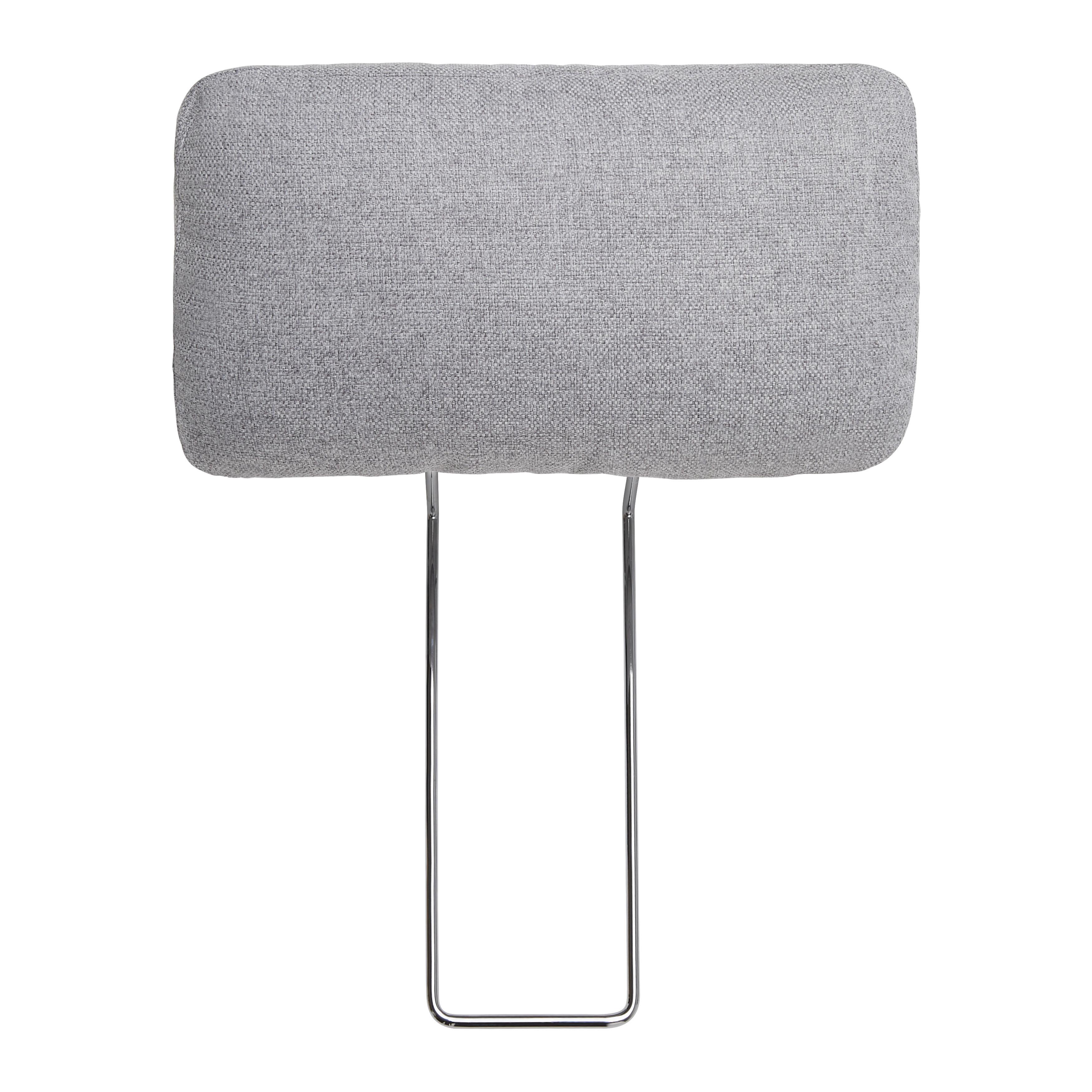 Kopfstütze Corvara Plus Grau - Grau, Modern, Textil (1/1/1cm) - Premium Living