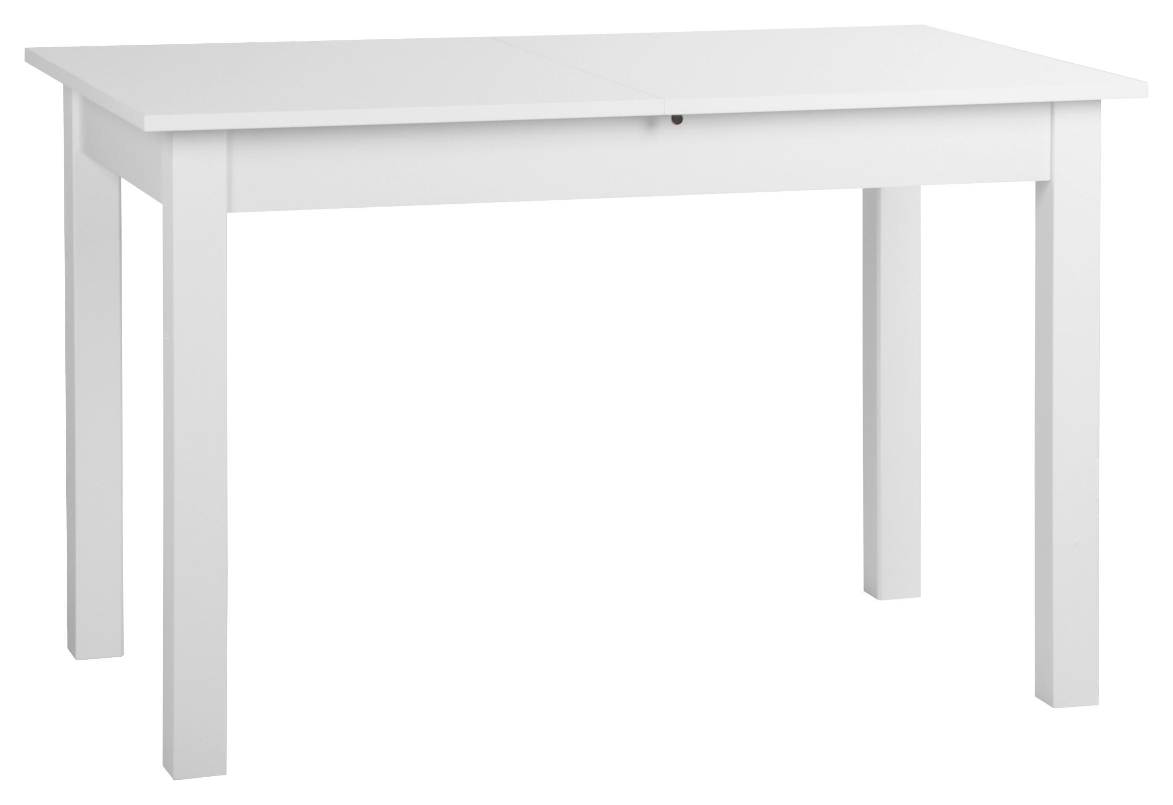 STÓŁ DO JADALNI COBURG 120 - biały, Design, materiał drewnopochodny (120/70/76,5cm) - Carryhome