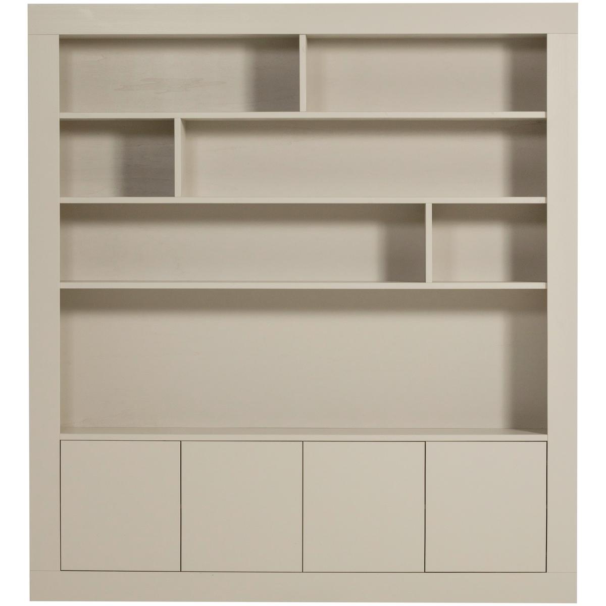 Regal Wallcover Grau - Grau, Design, Holz (210/229/31cm) - Livetastic