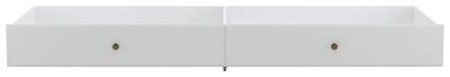 Posteljni Predal Clemence, Bela, 200 Cm - bela, Basics, leseni material (200/22/62cm) - MID.YOU