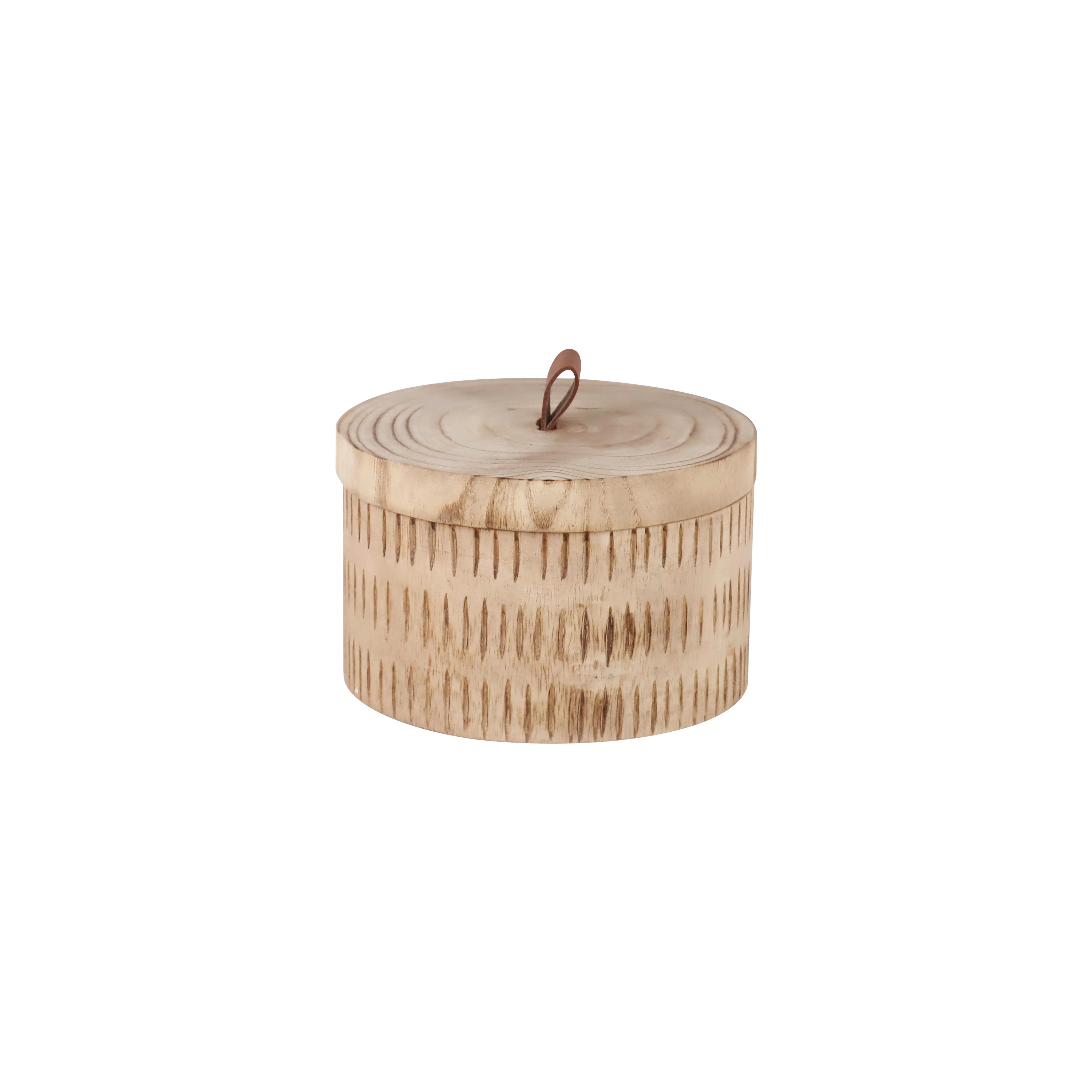 Dekor Doboz Paula - natúr színű, Lifestyle, fa (17,5/11,5cm) - Modern Living