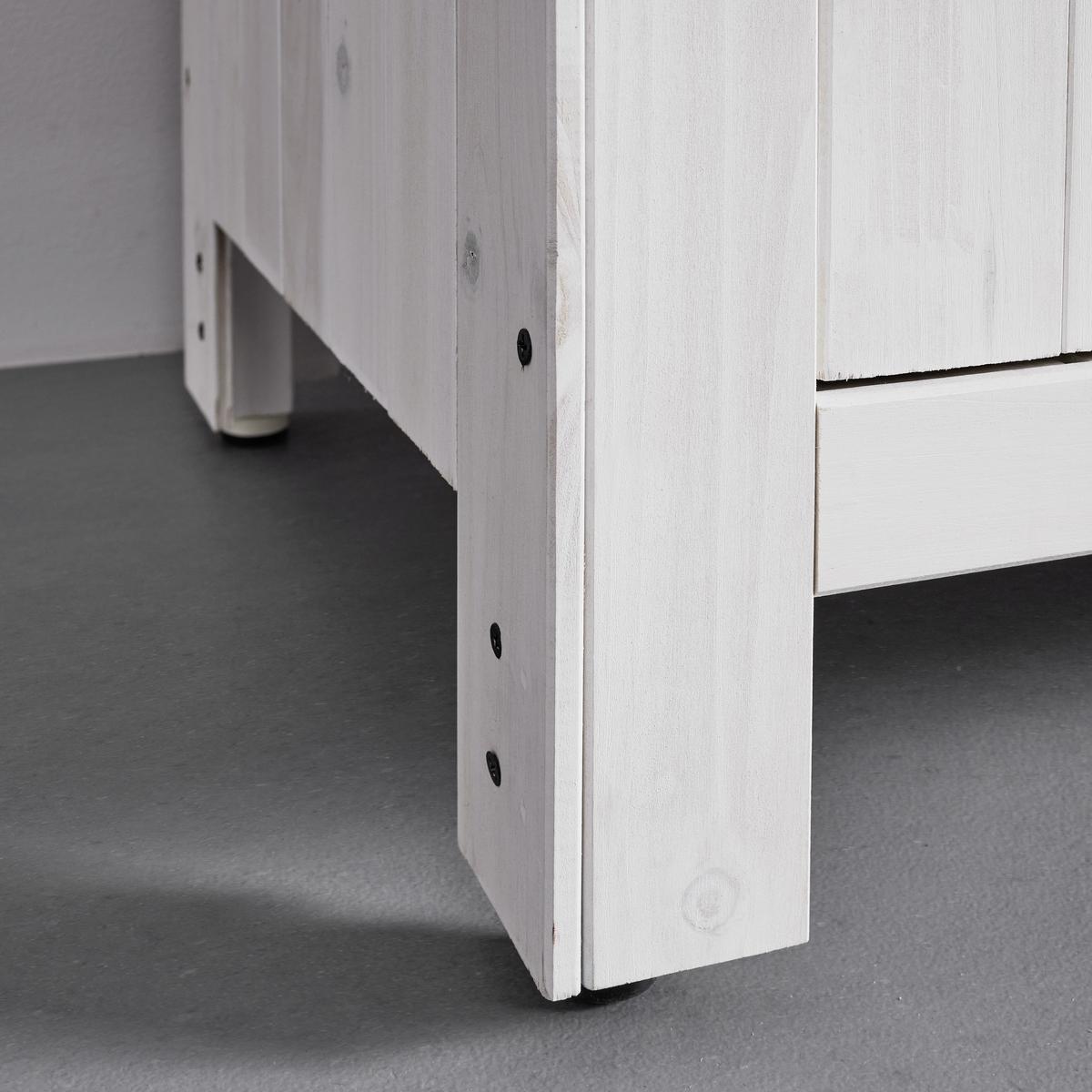 Gerätehaus MARIANNA - Weiss, Modern, Holz (131/180/54,5cm) - Bessagi Garden