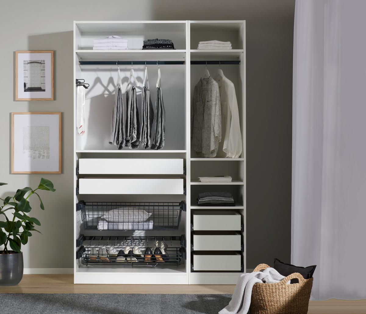 Korpus Ormara Unit - bijela, Moderno, drvni materijal (45,6/210/56,5cm) - Based
