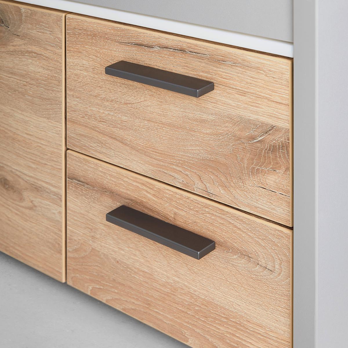 Garderobenbank Dynamic in Hellgrau - Modern, Holzwerkstoff (80/45/37cm) - Mömax