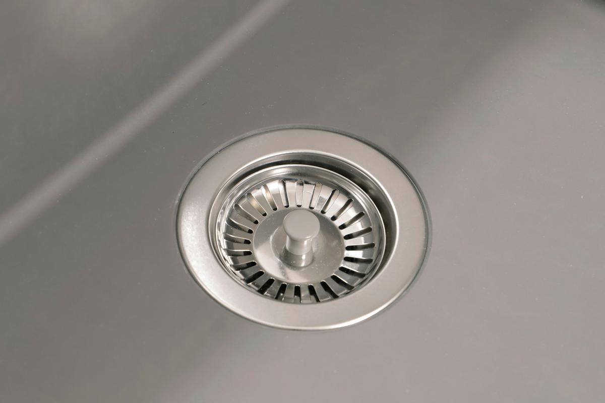 Spüle Respekta Houston 100x21x50cm Grau - Grau, Trend, Glas/Kunststoff (100/21/50cm) - Respekta