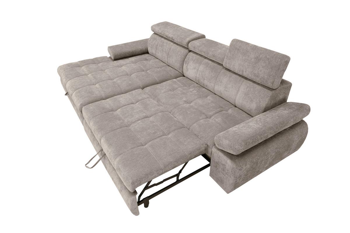 Kutna Garnitura Vegas - crna/taupe, Design, drvo/tekstil (173/294cm) - Modern Living