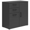 Kommode Multistauraum Graphitfarben - Anthrazit/Graphitfarben, Modern, Holzwerkstoff/Kunststoff (80/83/40cm) - Premium Living