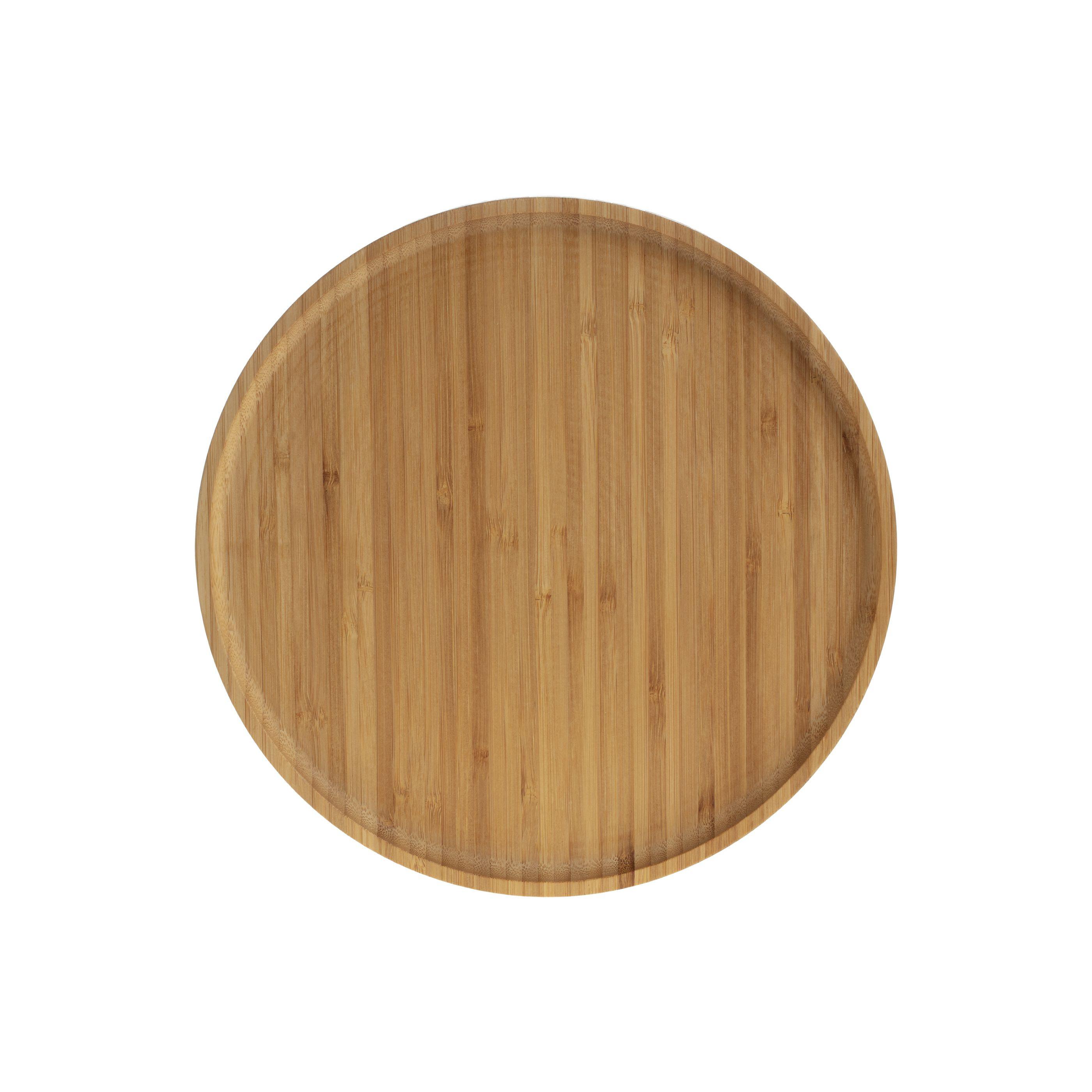 Poslužavnik Dias - tamnobraon, Osnovno, drvo (19,5cm)