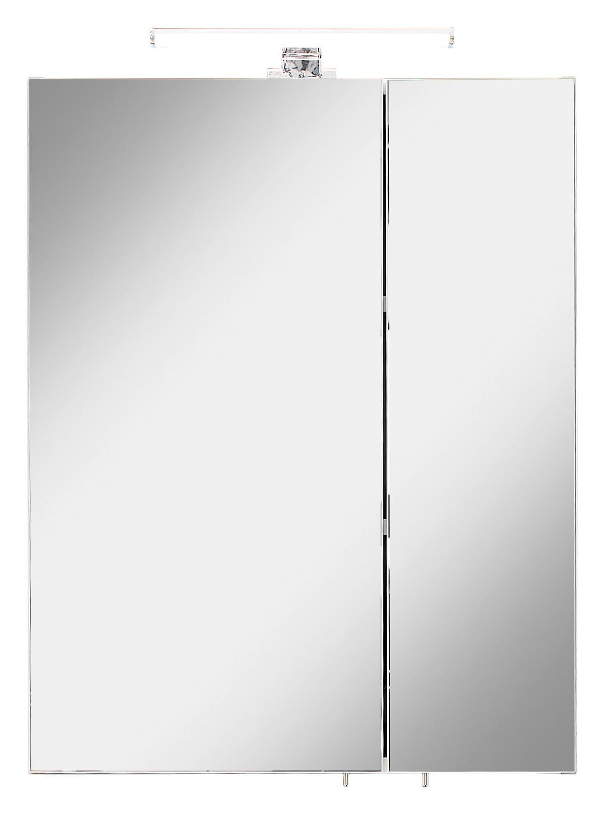 SZAFKA Z LUSTREM XO 1200 - dąb artisan/kolor chromowy, Konventionell, materiał drewnopochodny/metal (55/70/20cm) - Xora