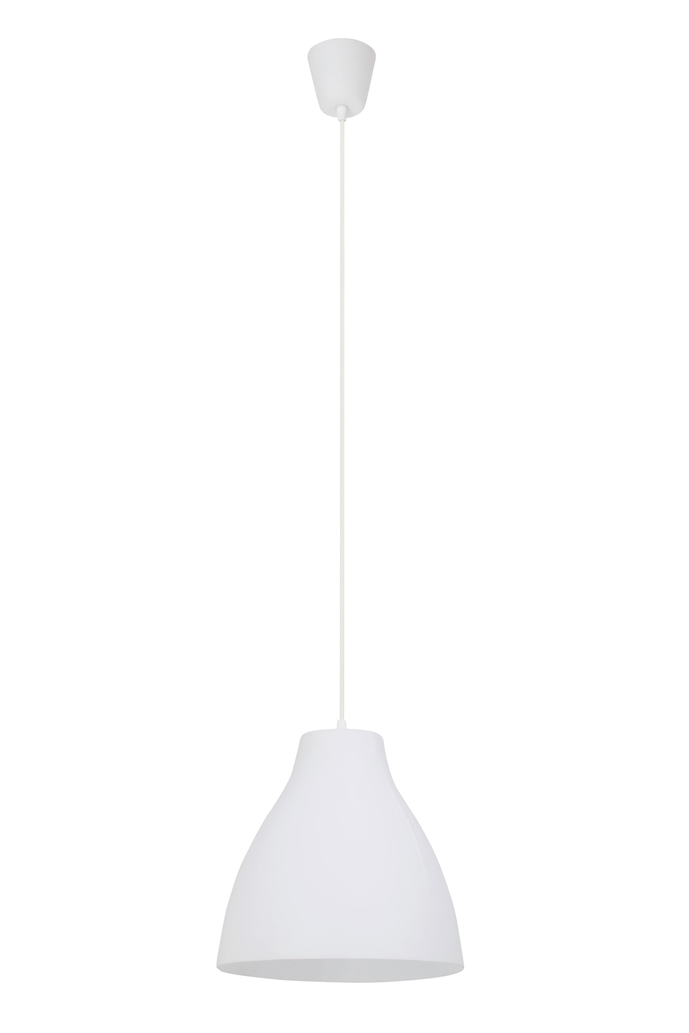 Hängeleuchte Bizen Weiß max. 60 Watt - Weiß, Basics, Kunststoff (28/50cm) - Brilliant