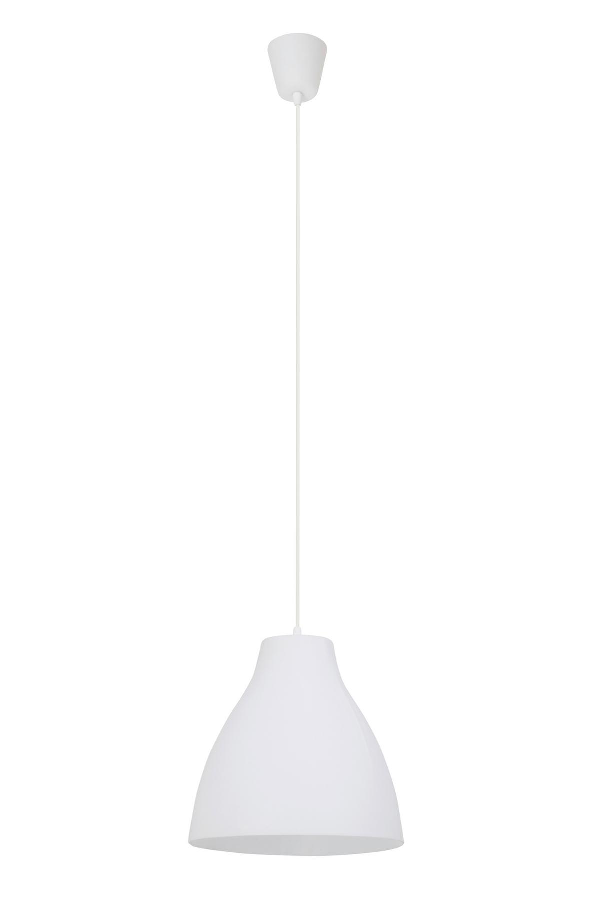 Hängeleuchte Bizen Weiß max. 60 Watt - Weiß, Basics, Kunststoff (28/50cm) - Brilliant