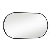 Wandspiegel Britt Schwarz - Schwarz, MODERN, Glas/Metall (40/80cm) - Mömax