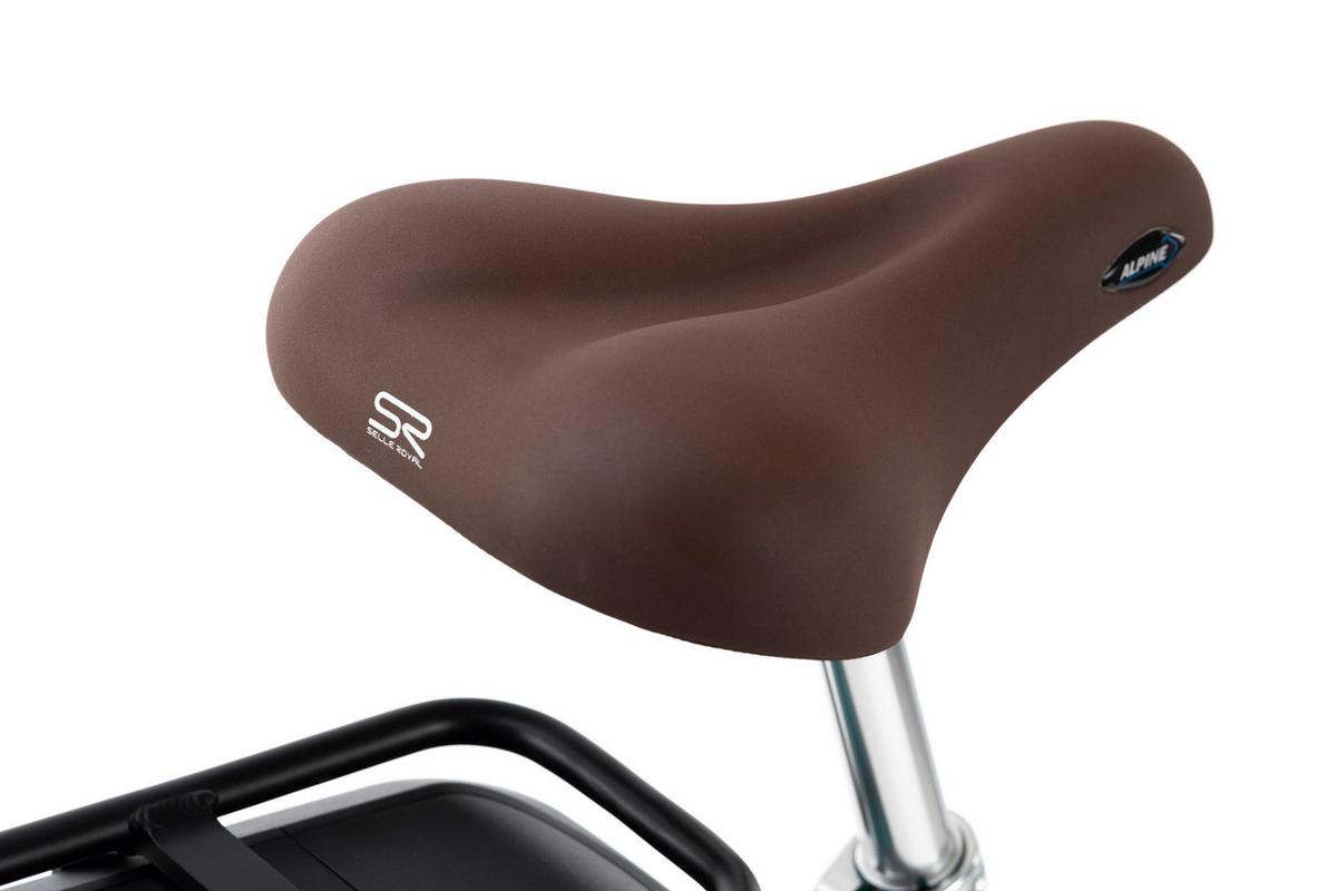 ELEKTROFAHRRAD Alu City Damen Cantaloupe 28" - Blau, Basics, Metall (180/70/100cm)