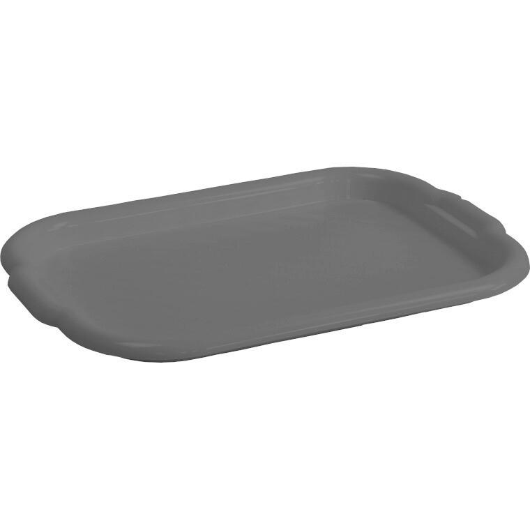 Tálca Domotti - szürke, műanyag (40/28/3cm)