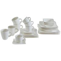 SERWIS OBIADOWO-ŚNIADANIOWY LA MUSICA - biały, Konventionell, ceramika - Novel