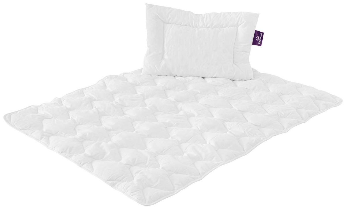 KOMPLET POŚCIELI DLA DZIECI WOLKENBETT - biały, Basics, tkanina (100/135cm) - Träumeland