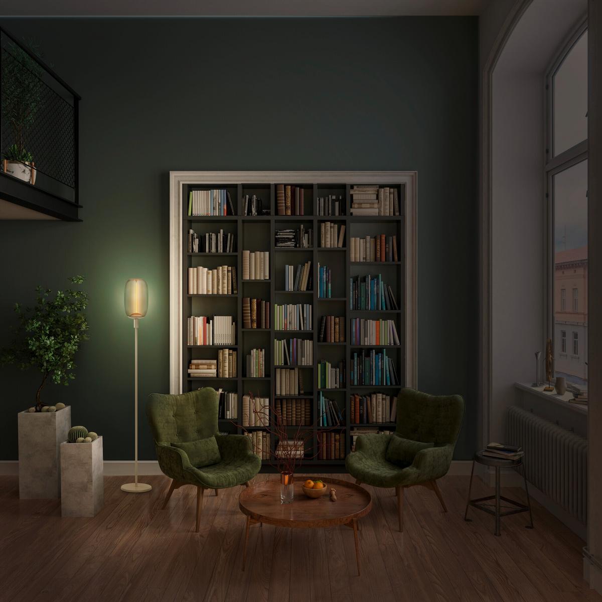 PODSTAWA LAMPY DECOR STICK FLOOR TALL E27 BG - beżowy, Basics, metal (26/146cm) - Ledvance