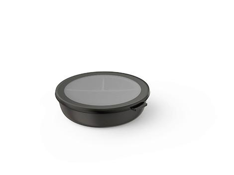 PUDEŁKO NA LUNCH BENTO 106219041100 - czarny/przezroczysty, Konventionell, tworzywo sztuczne (23/6cm) - Mepal