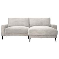 Kutna Garnitura Cora - bež/crna, Moderno, tekstil/metal (223/86/161cm) - Mömax