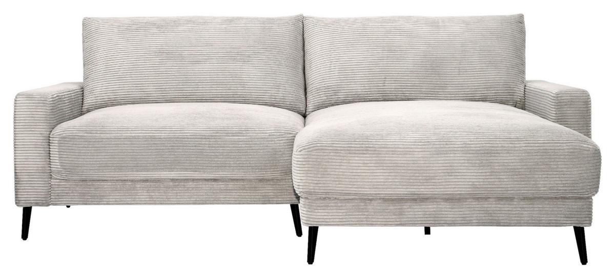 Kutna Garnitura Cora - bež/crna, Moderno, tekstil/metal (223/86/161cm) - Mömax