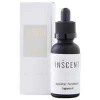 Parfümöl Aquatic Freshness ca.30ml - Schwarz/Hellgrün, Design, Glas (0,03l) - Inscent