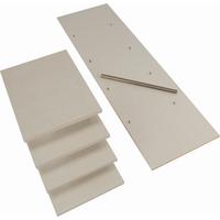 Inneneinteilung Sonate in Weiß - Weiß, Holzwerkstoff (91/151/47cm) - Based