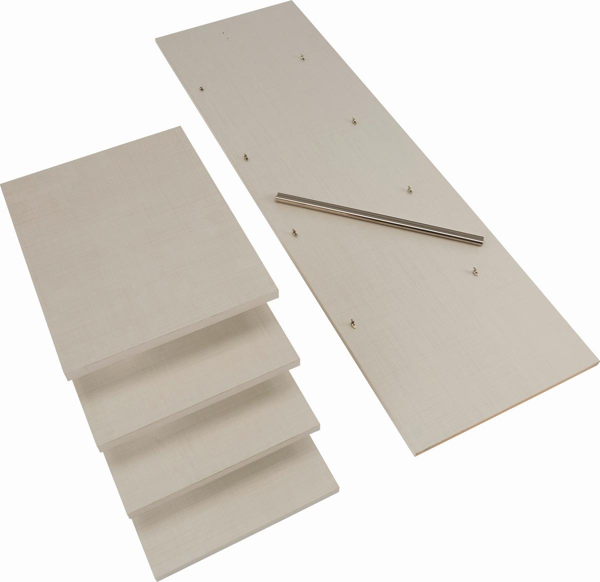 Inneneinteilung Sonate in Weiß - Weiß, Holzwerkstoff (91/151/47cm) - Based