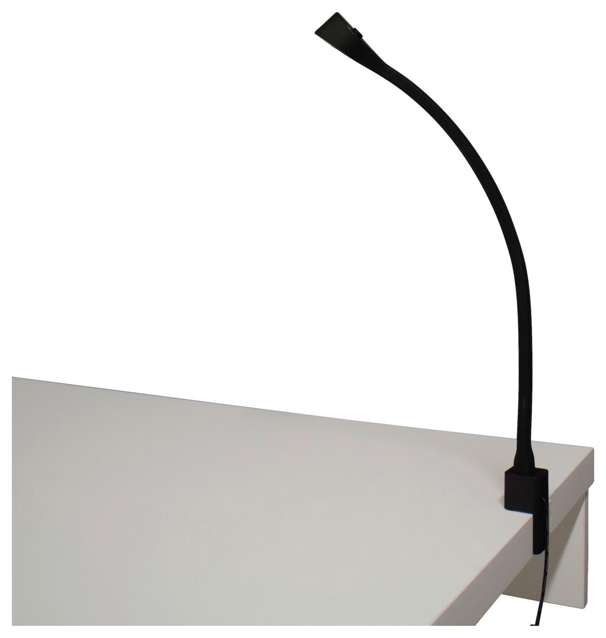 Schreibtischleuchte Big Profi Office - Schwarz, Modern, Kunststoff (44/2,5/5cm) - Mömax