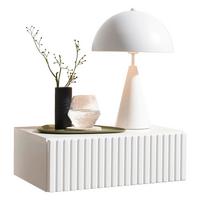 SZAFKA NOCNA TABONI - biały, Konventionell, materiał drewnopochodny (42/14/30cm) - Boxxx